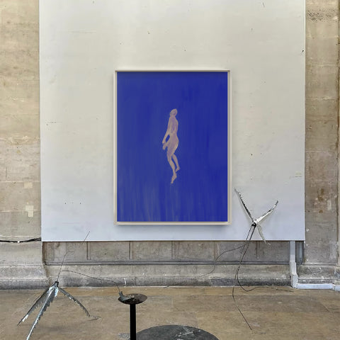 in the blue