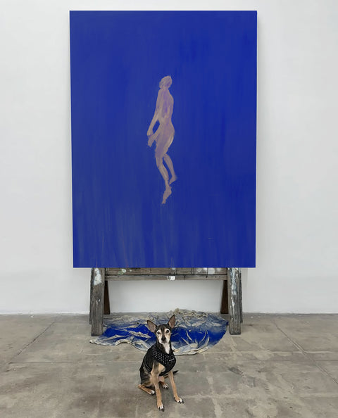 in the blue