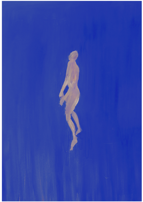 in the blue